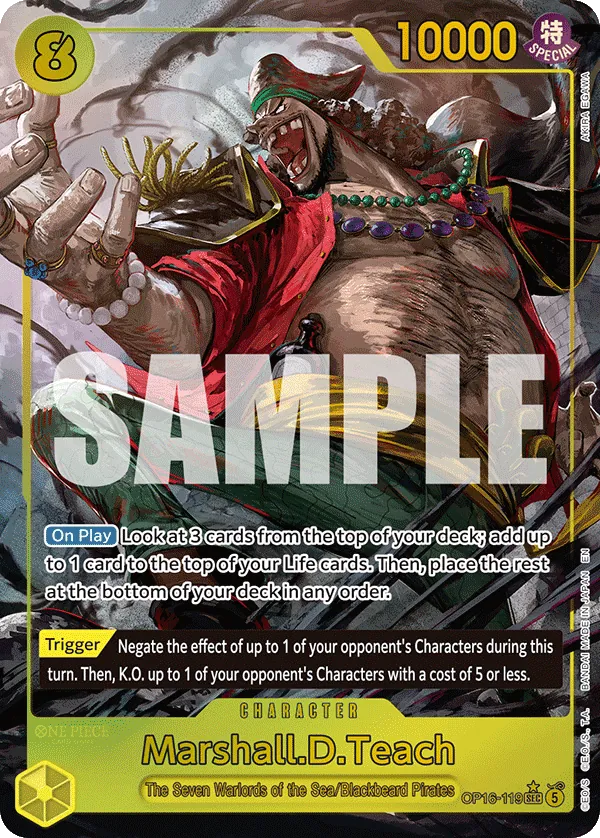OP16-119 - Marshall.D.Teach - Character - AA