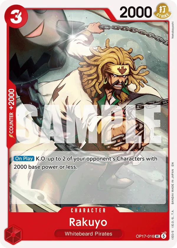 OP17-016 - Rakuyo - Character - Uncommon