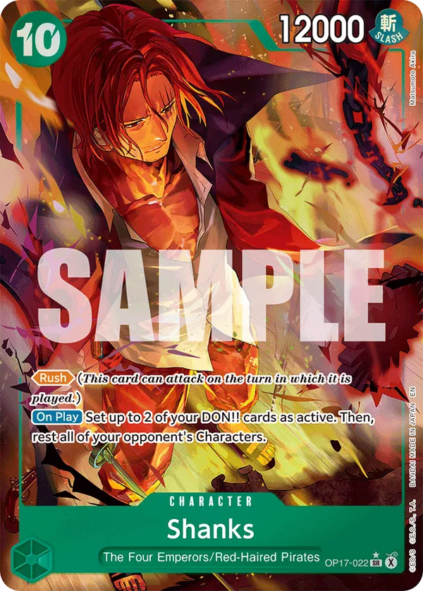 OP17-022 - Shanks - Character -  - $58.50