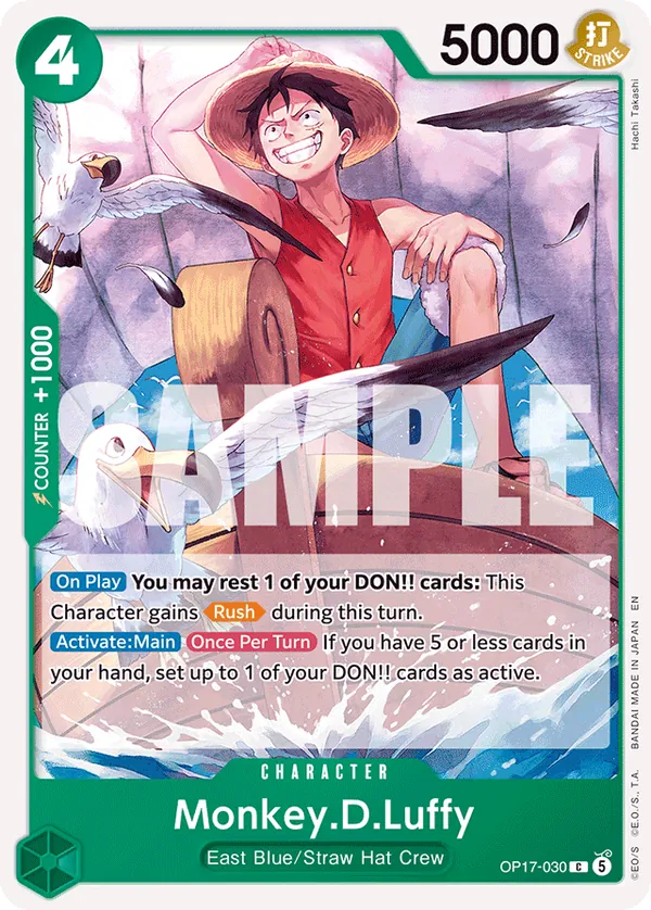 OP17-030 - Monkey.D.Luffy - Character - Common