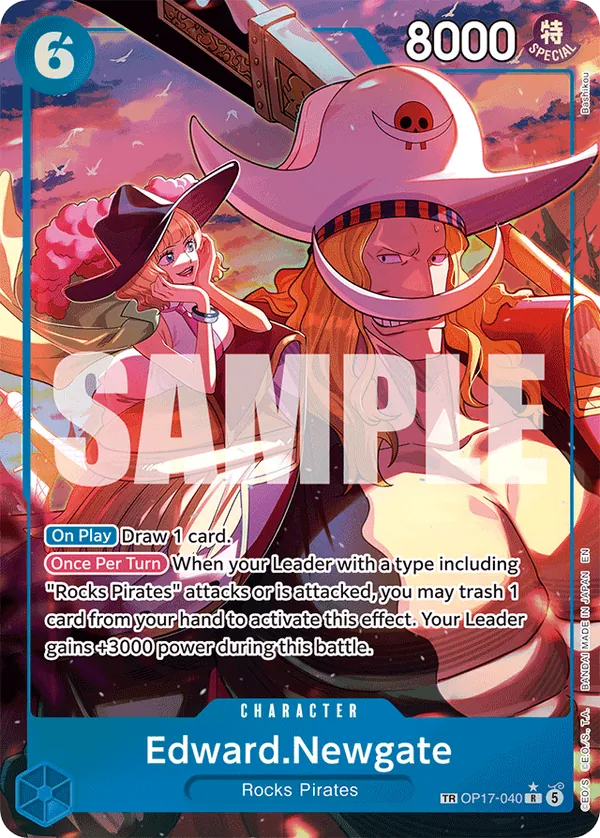 OP17-040 - Edward.Newgate - Character - Treasure Rare