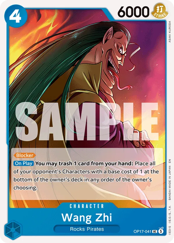 OP17-041 - Wang Zhi - Character - Uncommon - $0.20