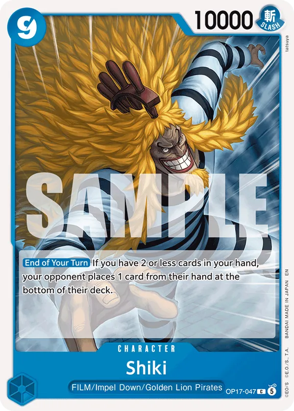OP17-047 - Shiki - Character - Common - $0.10