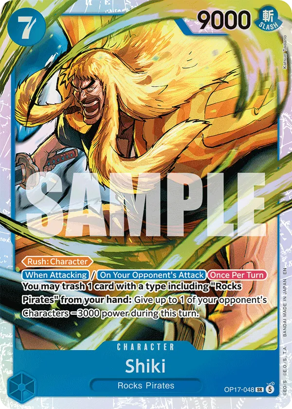 OP17-048 - Shiki - Character - Super Rare - $1.40
