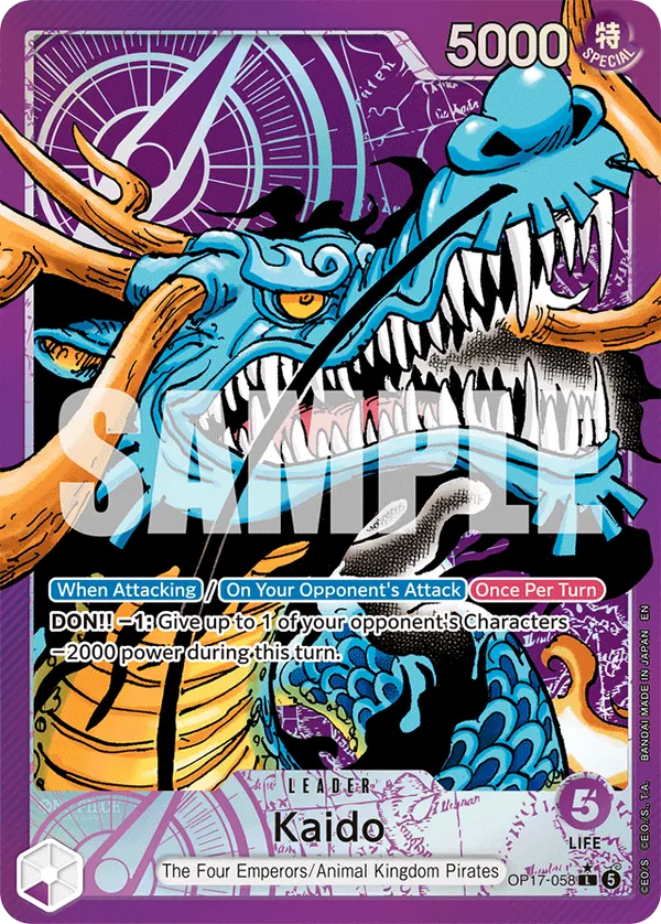 OP17-058 - Kaido - Leader -