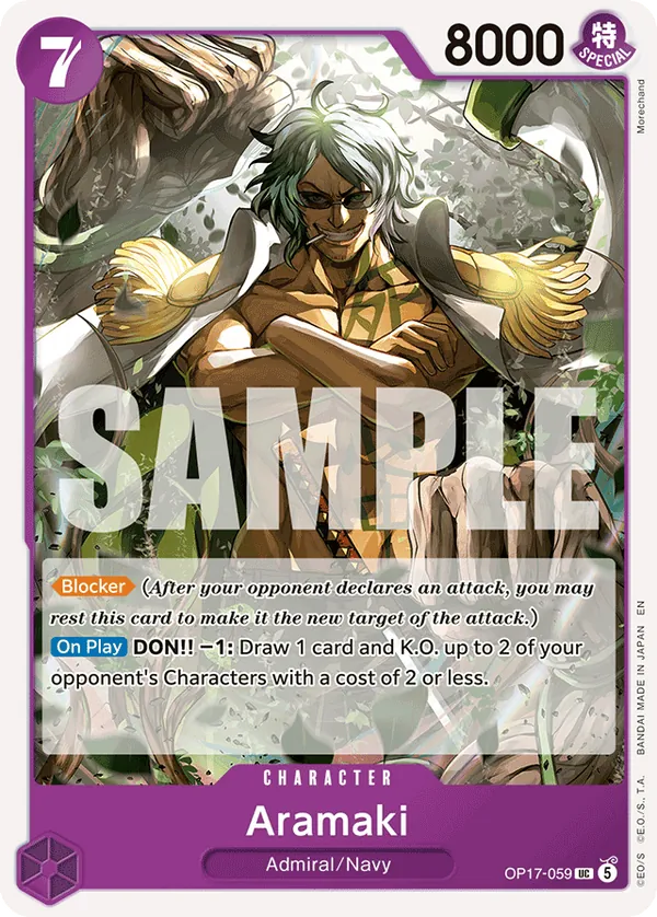 OP17-059 - Aramaki - Character - Uncommon - $0.23