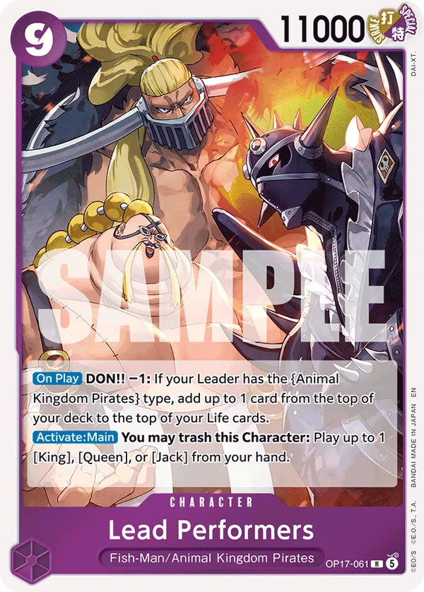 OP17-061 - Lead Performers - Character - Rare - $0.45