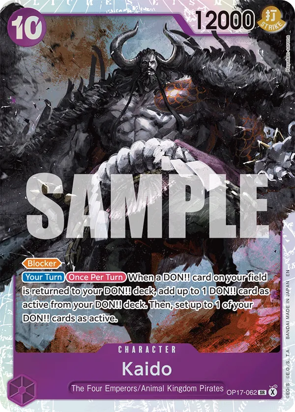 OP17-062 - Kaido - Character - Super Rare - $2.30