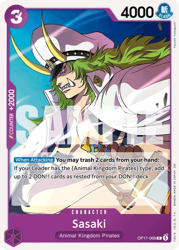 OP17-068 - Sasaki - Character - Common - $0.12