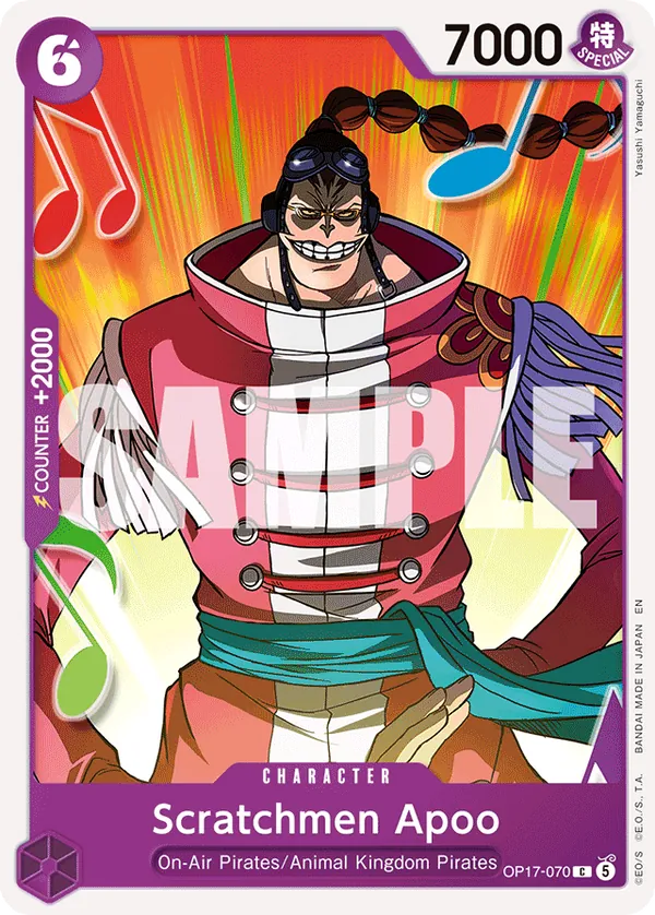 OP17-070 - Scratchmen Apoo - Character - Common - $0.10