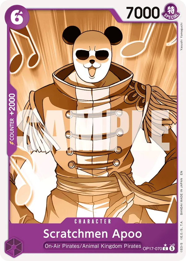 OP17-070 - Scratchmen Apoo - Character -  - $5.76