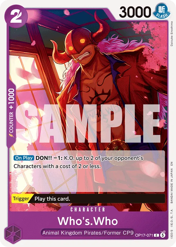 OP17-071 - Who's.Who - Character - Common - $0.26