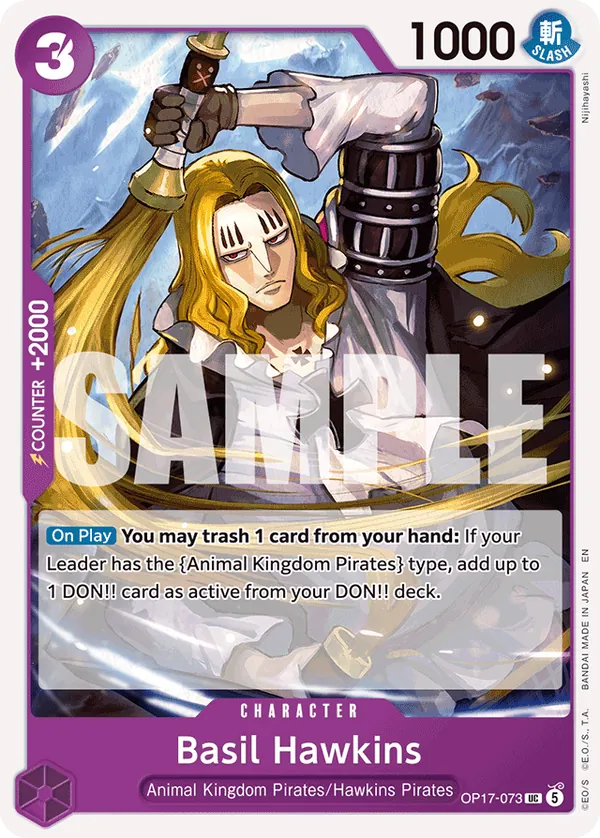 OP17-073 - Basil Hawkins - Character - Uncommon - $0.47