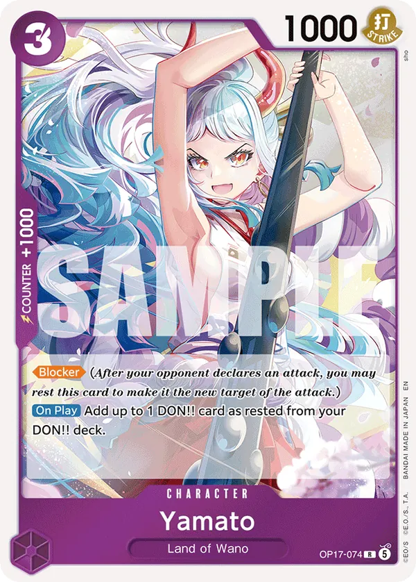 OP17-074 - Yamato - Character - Rare - $1.24