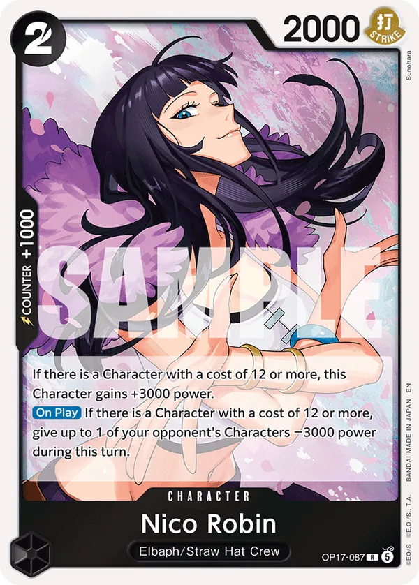 OP17-087 - Nico Robin - Character - Rare - $0.34