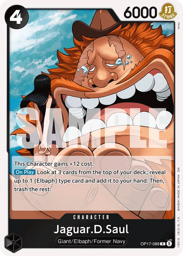 OP17-089 - Jaguar.D.Saul - Character - Rare - $0.97