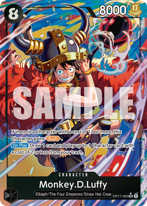 OP17-093 - Monkey.D.Luffy - Character -