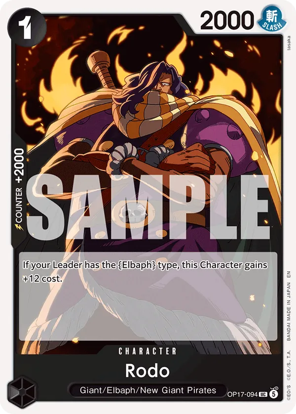 OP17-094 - Rodo - Character - Uncommon - $0.26