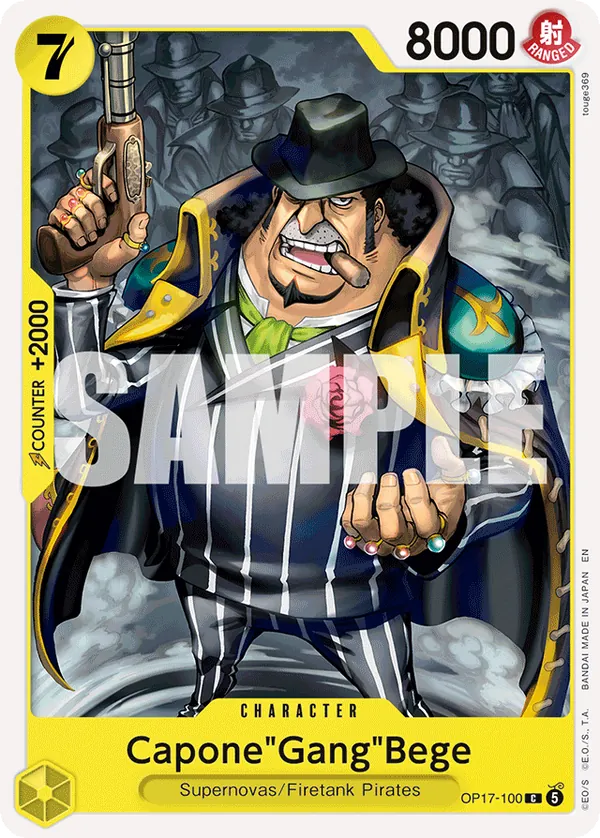 OP17-100 - Capone"Gang"Bege - Character - Common - $0.09