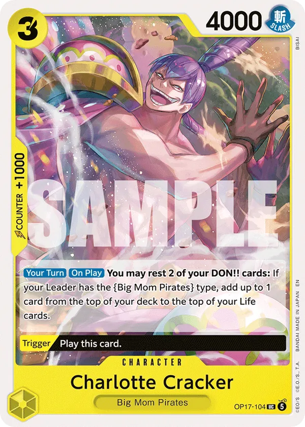OP17-104 - Charlotte Cracker - Character - Uncommon - $0.50