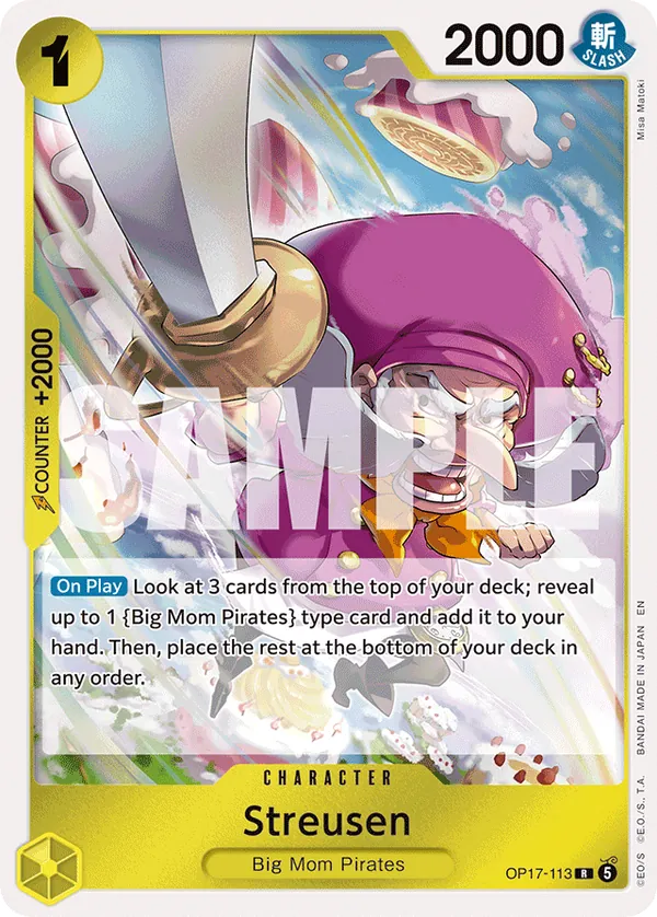 OP17-113 - Streusen - Character - Rare - $0.39