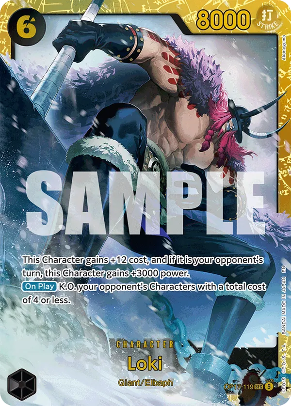 OP17-119 - Loki - Character - Secret Rare - $29.34