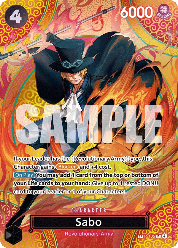 P-105 - Sabo - Character - Special Card