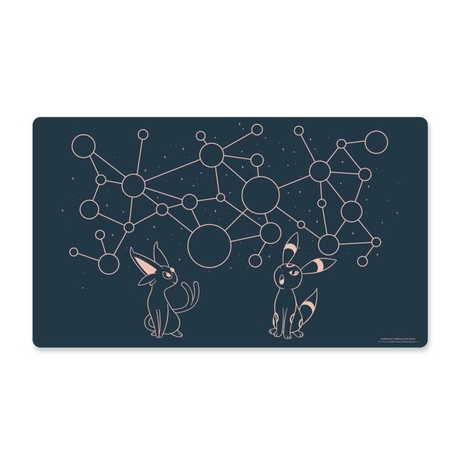 Espeon & Umbreon Starry Constellations Playmat