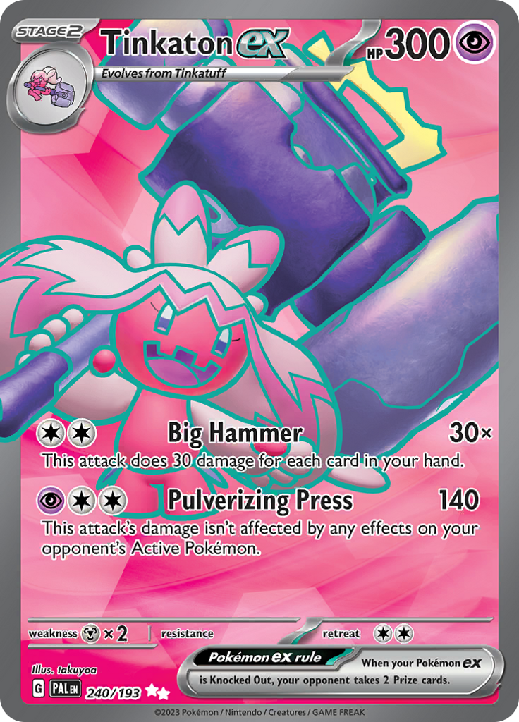Tinkaton ex - 240/193 - Full Art Rare