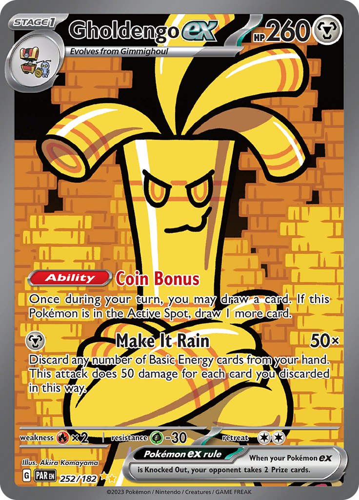 Gholdengo ex - 252/182 - Secret Art Rare