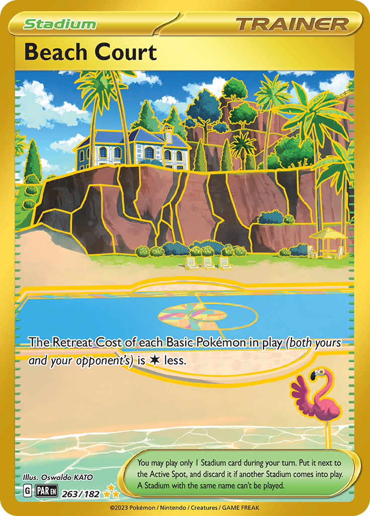 Beach Court - 263/182 - Secret Rare