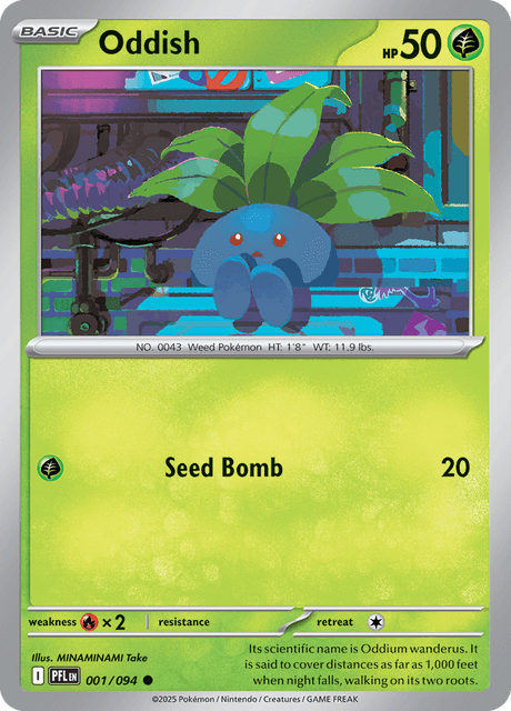 PFL - 1 - Oddish - GBasic - Common