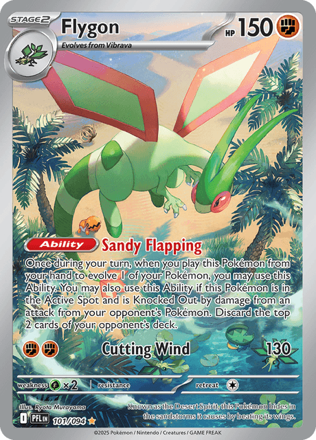 PFL - 101 - Flygon - FStage 2 - Art Rare