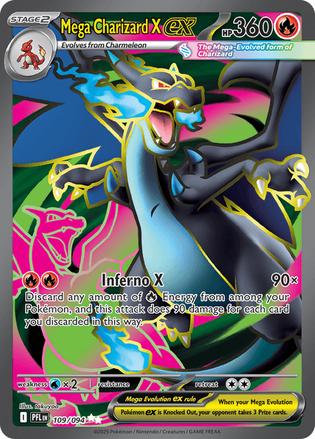 PFL - 109 - Mega Charizard X ex - RStage 2 - Ultra Rare