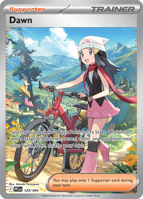 PFL - 129 - Dawn - Supporter - Special Art Rare