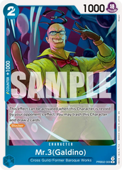 PRB02-009 - Mr.3(Galdino) - Character - Rare