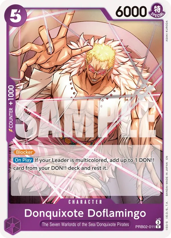 PRB02-011 - Donquixote Doflamingo - Character - Rare