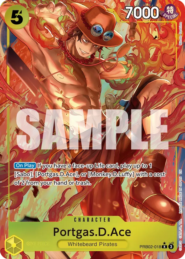 PRB02-018 - Portgas.D.Ace - Character - AA