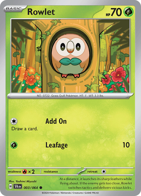 SFA - 3 - Rowlet