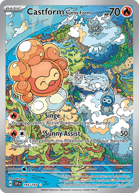 SSP - 195 - Castform Sunny Form