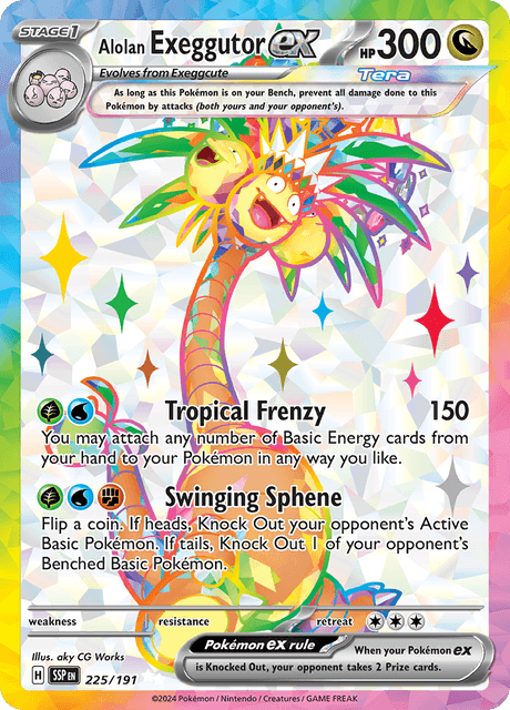 SSP - 225 - Alolan Exeggutor ex