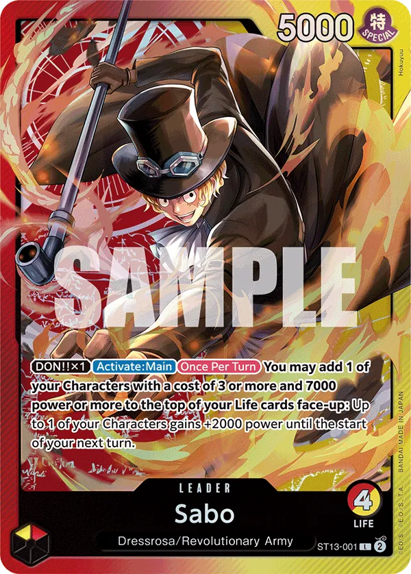 ST13-001 - Sabo - Leader