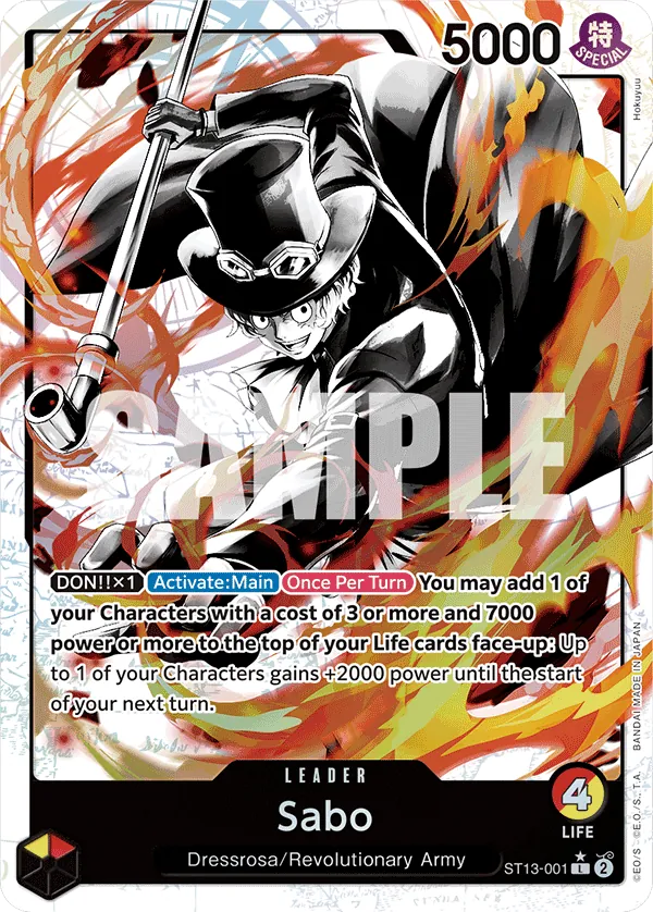 ST13-001 - Sabo - Leader AA