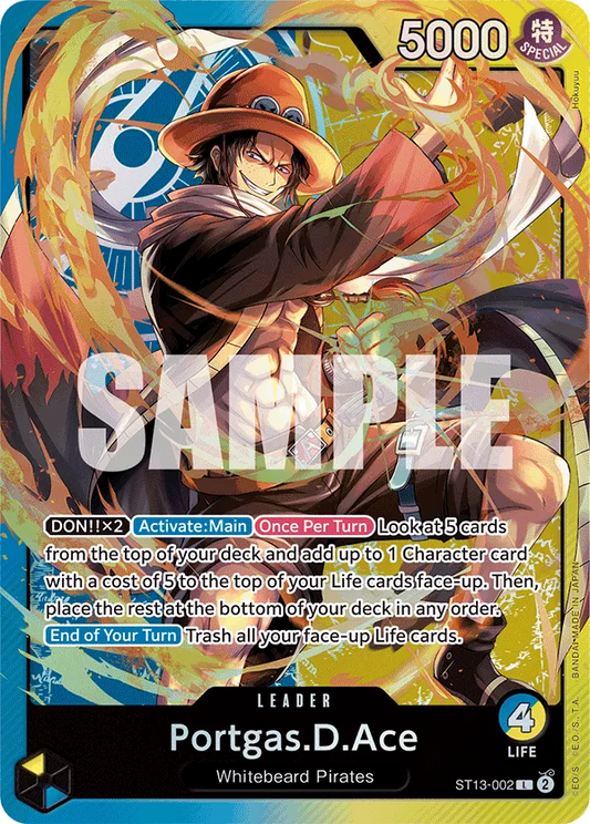 ST13-002 - Portgas.D.Ace - Leader