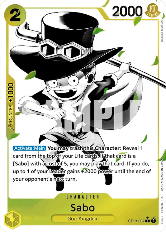 ST13-007 - Sabo - Character AA