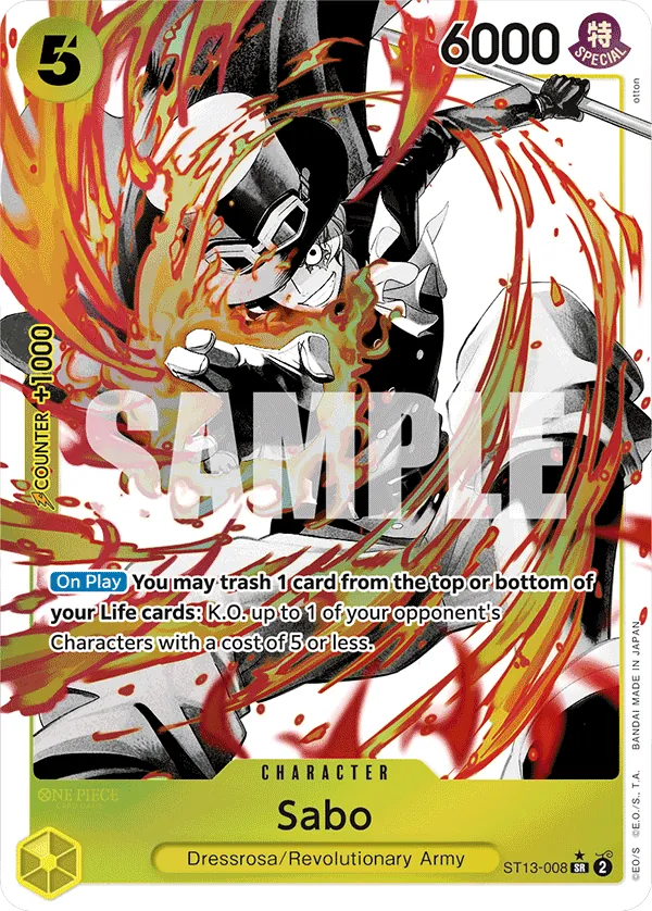 ST13-008 - Sabo - Character AA