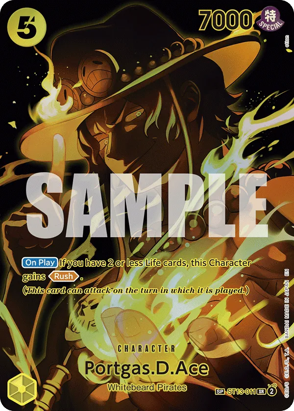 ST13-011 - Portgas.D.Ace - Character - Special Card