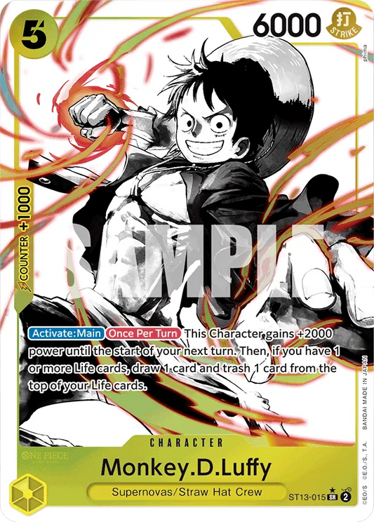 ST13-015 - Monkey.D.Luffy - Character AA