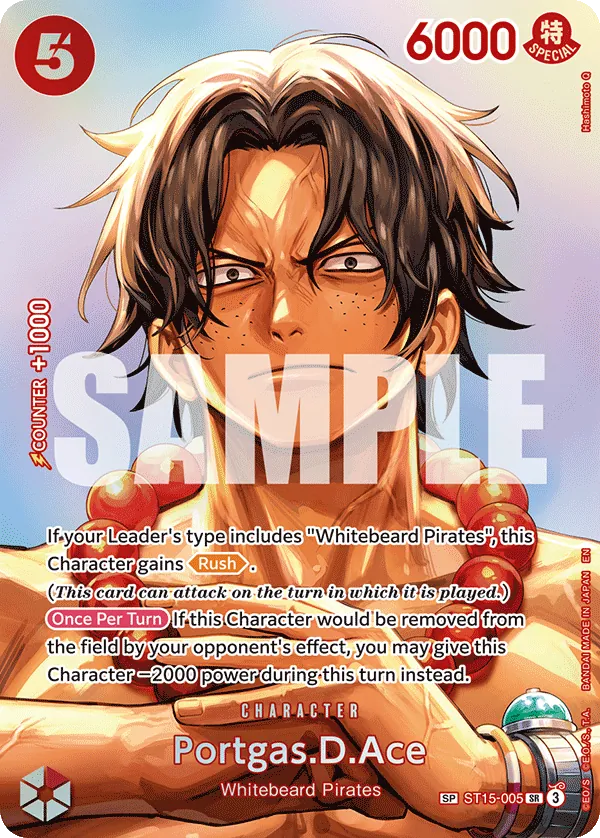 ST15-005 - Portgas.D.Ace - Character - Special Card