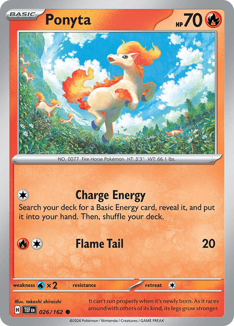 026 - Ponyta - Common